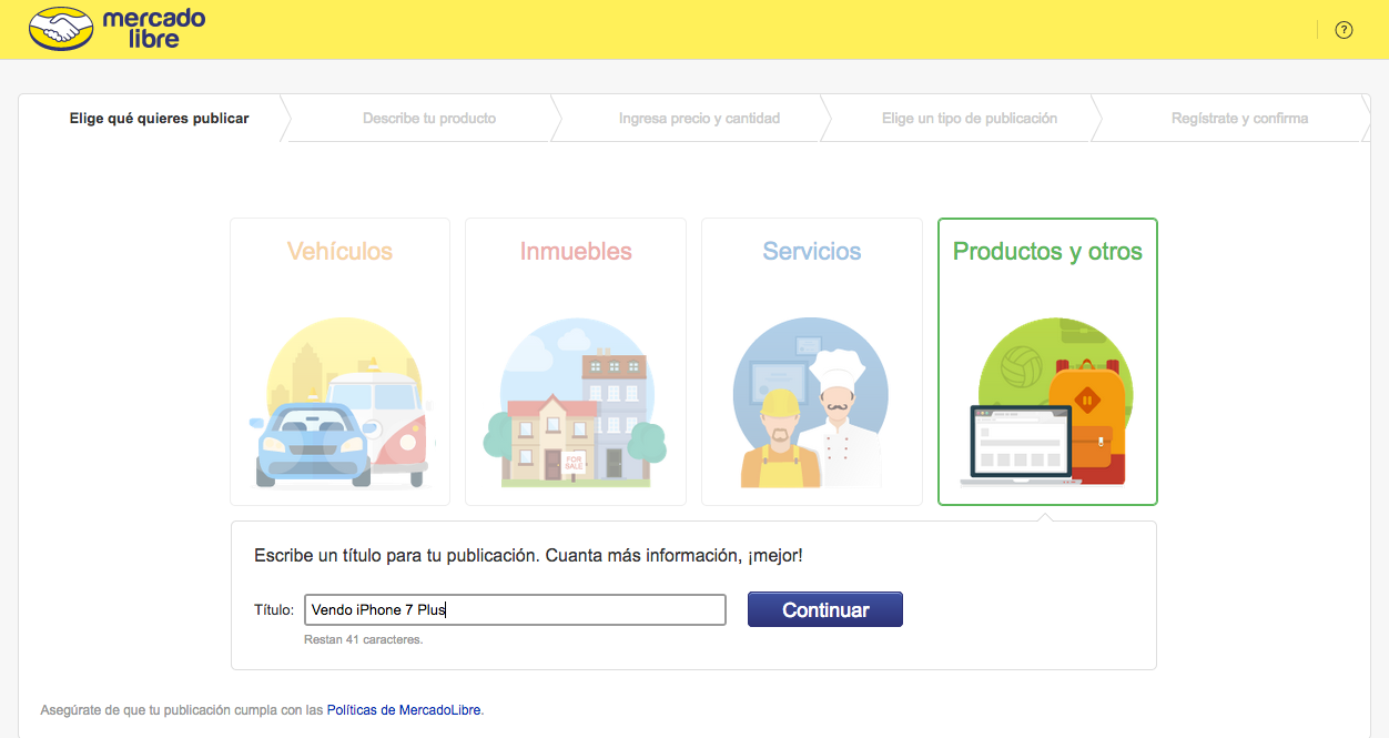 Publicar gratis en MercadoLibre Tutorial - Publicar Clasificados