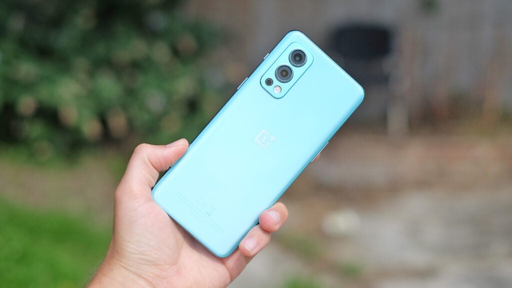 La parte trasera del OnePlus Nord 2 5G