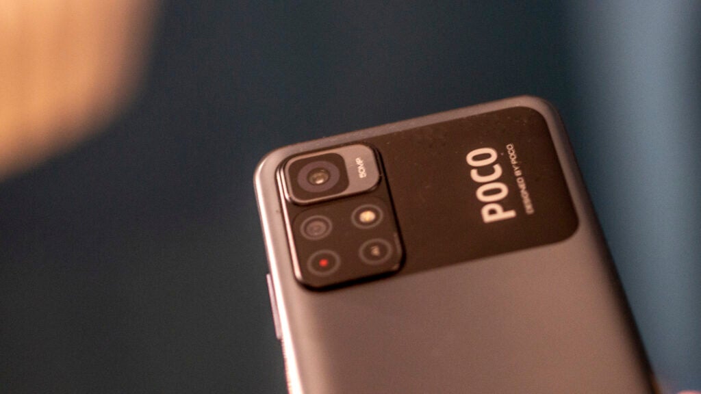 Rear camera module of the Poco M4 Pro 5G