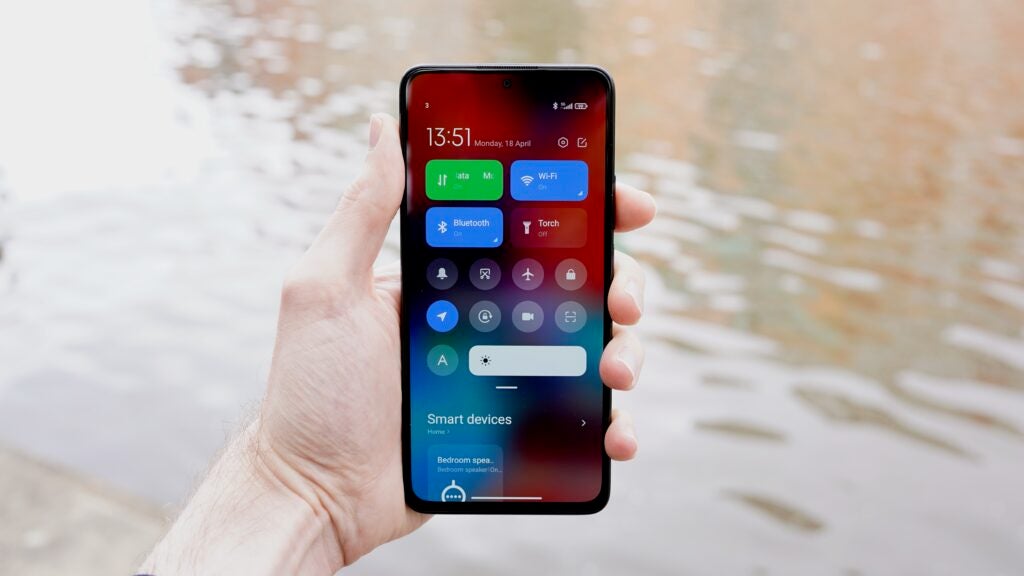 The Dropdown menu on the Xiaomi Redmi Note 11 Pro Plus 5G