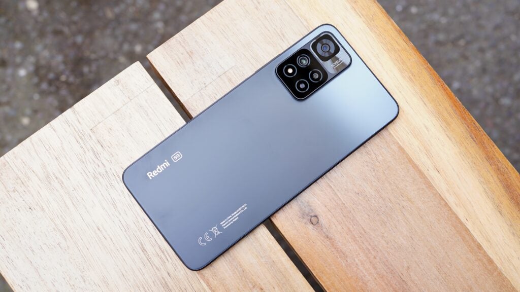 The back of the Xiaomi Redmi Note 11 Pro Plus 5G
