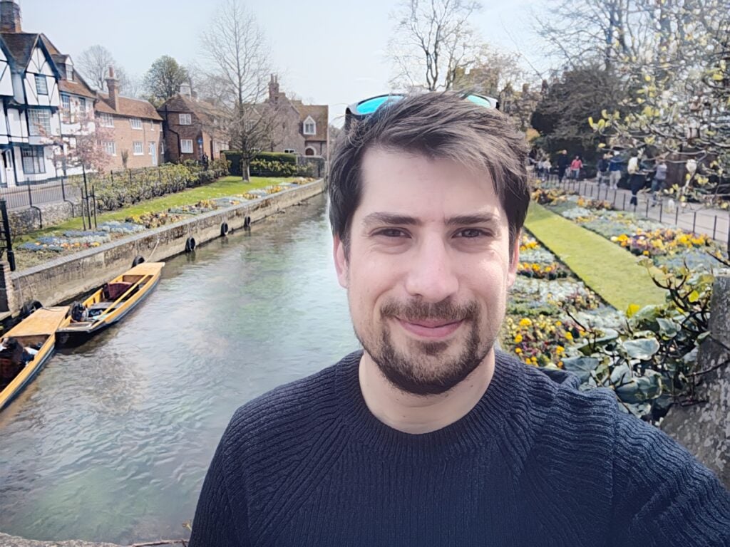 A selfie from the Red Magic 7 Pro's front camera