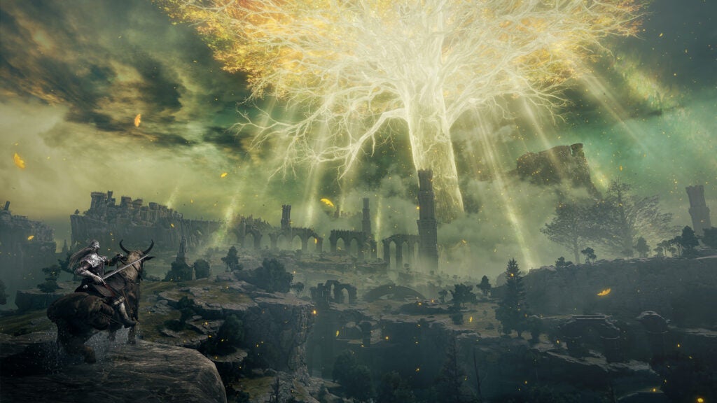 Elden Ring map, showing off the view