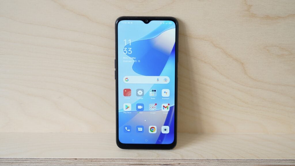 La pantalla del Oppo A16s