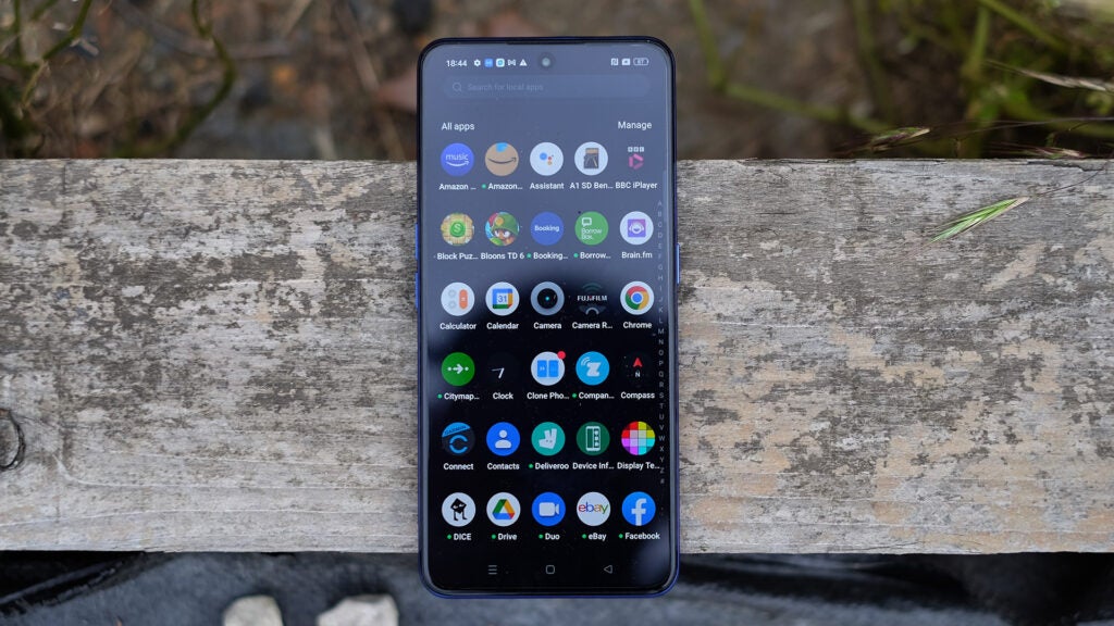 Cajón de aplicaciones Realme GT 3 Neo