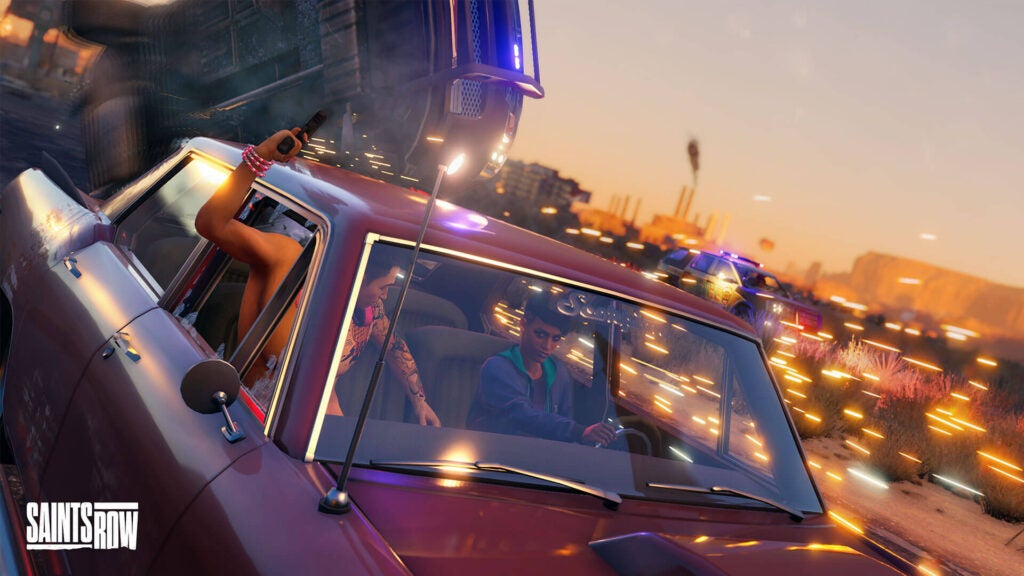 Persecución de coches en Saints Row (2022)