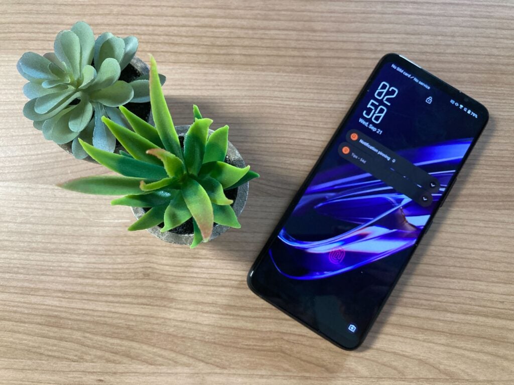 Pantalla de bloqueo del Asus ROG Phone 6D Ultimate