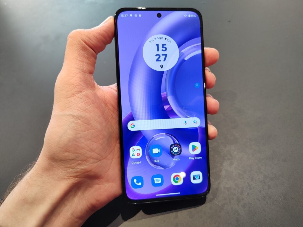 Pantalla de inicio del Motorola Edge 30 Neo