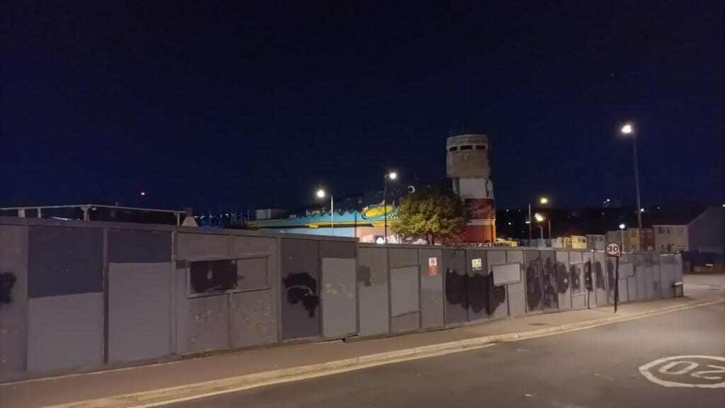 Toma nocturna tomada en el Astro Slide