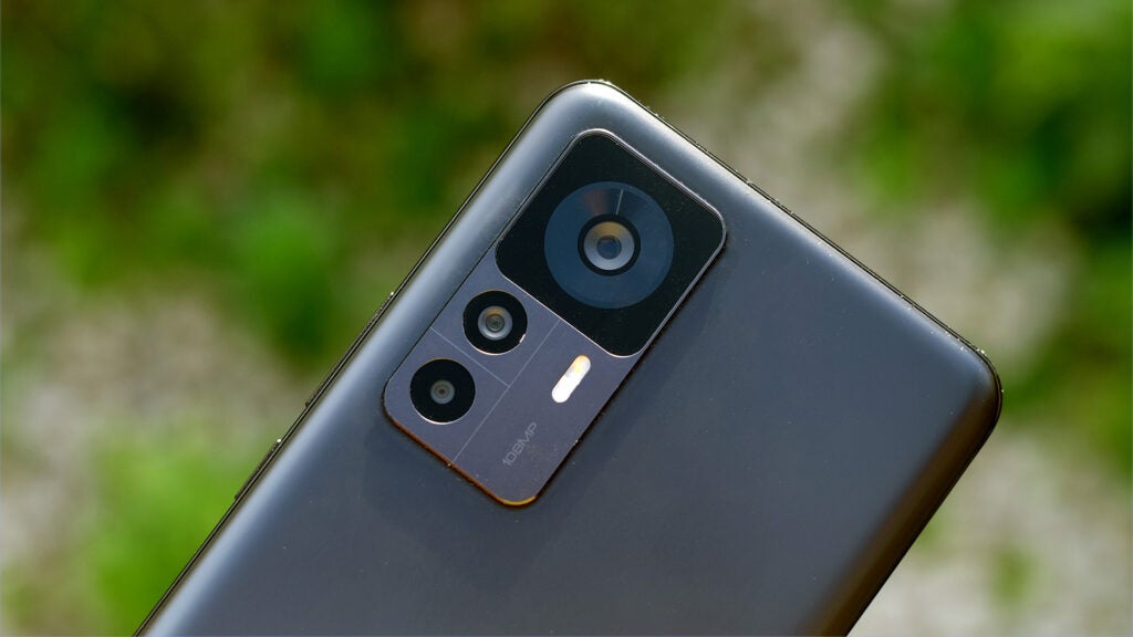 The back cameras of the Xiaomi 12T phone