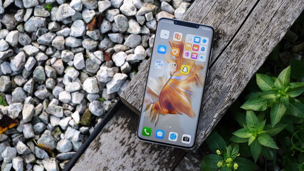 The Huawei Mate 50 Pro's home screen